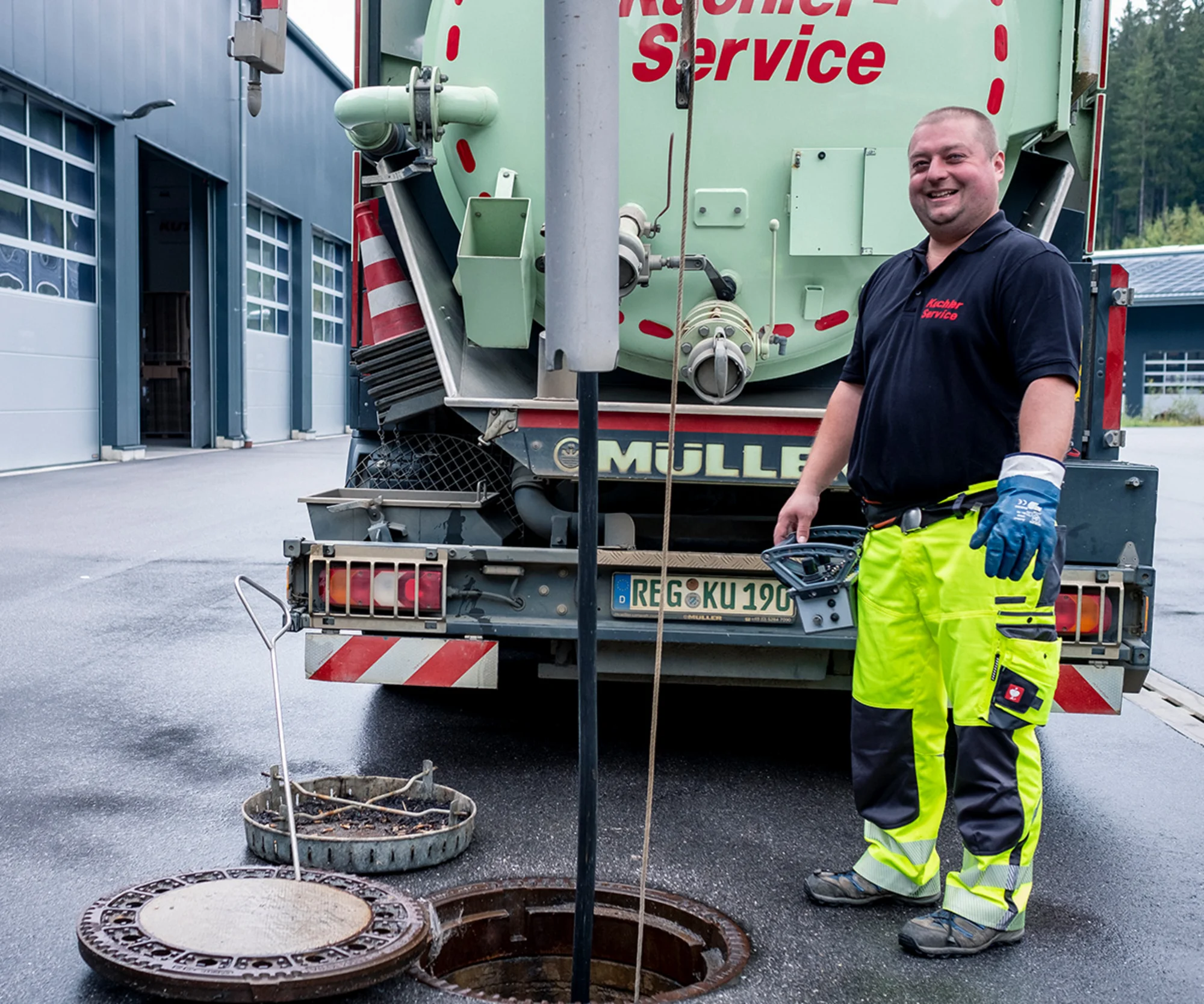 Fallrohrsanierung München mit Brush Coating